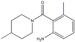 3-methyl-2-[(4-methylpiperidin-1-yl)carbonyl]aniline Struktur
