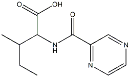 3-methyl-2-[(pyrazin-2-ylcarbonyl)amino]pentanoic acid|