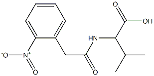  3-methyl-2-{[(2-nitrophenyl)acetyl]amino}butanoic acid