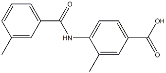 3-methyl-4-[(3-methylbenzoyl)amino]benzoic acid,926229-23-4,结构式