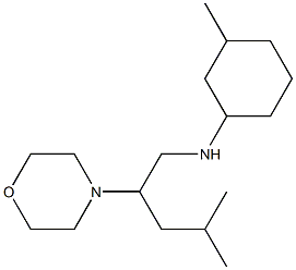 3-methyl-N-[4-methyl-2-(morpholin-4-yl)pentyl]cyclohexan-1-amine