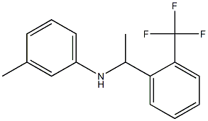 3-methyl-N-{1-[2-(trifluoromethyl)phenyl]ethyl}aniline