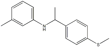 3-methyl-N-{1-[4-(methylsulfanyl)phenyl]ethyl}aniline