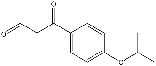 3-oxo-3-[4-(propan-2-yloxy)phenyl]propanal Structure