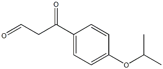 3-oxo-3-[4-(propan-2-yloxy)phenyl]propanal,,结构式