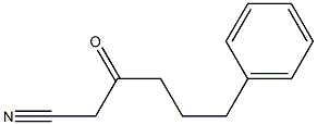 3-oxo-6-phenylhexanenitrile Struktur