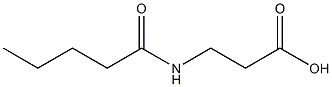 3-pentanamidopropanoic acid,,结构式