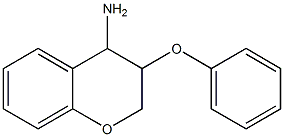 3-phenoxy-3,4-dihydro-2H-1-benzopyran-4-amine Structure