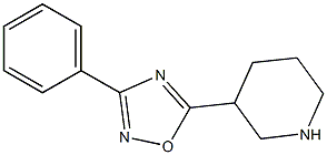 3-phenyl-5-(piperidin-3-yl)-1,2,4-oxadiazole Structure