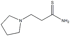 3-pyrrolidin-1-ylpropanethioamide 结构式