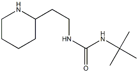 3-tert-butyl-1-[2-(piperidin-2-yl)ethyl]urea Structure