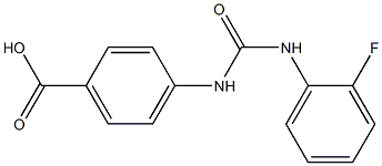 4-({[(2-fluorophenyl)amino]carbonyl}amino)benzoic acid