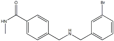 4-({[(3-bromophenyl)methyl]amino}methyl)-N-methylbenzamide Structure