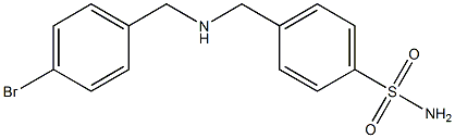  4-({[(4-bromophenyl)methyl]amino}methyl)benzene-1-sulfonamide