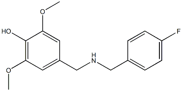 4-({[(4-fluorophenyl)methyl]amino}methyl)-2,6-dimethoxyphenol
