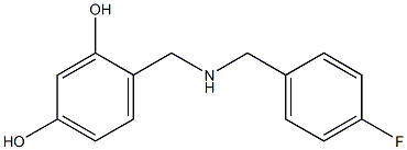 4-({[(4-fluorophenyl)methyl]amino}methyl)benzene-1,3-diol