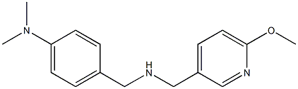 4-({[(6-methoxypyridin-3-yl)methyl]amino}methyl)-N,N-dimethylaniline