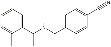 4-({[1-(2-methylphenyl)ethyl]amino}methyl)benzonitrile