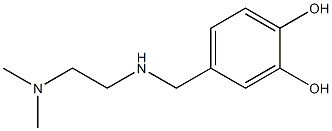 4-({[2-(dimethylamino)ethyl]amino}methyl)benzene-1,2-diol 结构式