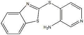 4-(1,3-benzothiazol-2-ylsulfanyl)pyridin-3-amine Structure