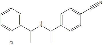 4-(1-{[1-(2-chlorophenyl)ethyl]amino}ethyl)benzonitrile