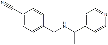 4-(1-{[1-(pyridin-4-yl)ethyl]amino}ethyl)benzonitrile