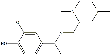  4-(1-{[2-(dimethylamino)-4-methylpentyl]amino}ethyl)-2-methoxyphenol