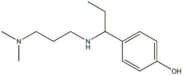 4-(1-{[3-(dimethylamino)propyl]amino}propyl)phenol