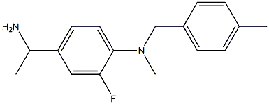  4-(1-aminoethyl)-2-fluoro-N-methyl-N-[(4-methylphenyl)methyl]aniline