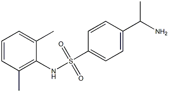 4-(1-aminoethyl)-N-(2,6-dimethylphenyl)benzene-1-sulfonamide Struktur