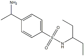 4-(1-aminoethyl)-N-(pentan-3-yl)benzene-1-sulfonamide