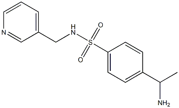 4-(1-aminoethyl)-N-(pyridin-3-ylmethyl)benzene-1-sulfonamide