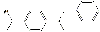 4-(1-aminoethyl)-N-benzyl-N-methylaniline Structure