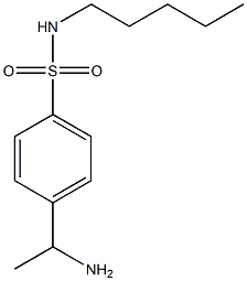 4-(1-aminoethyl)-N-pentylbenzene-1-sulfonamide