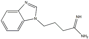 4-(1H-benzimidazol-1-yl)butanimidamide Struktur