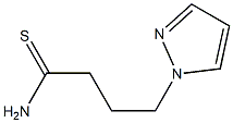 4-(1H-pyrazol-1-yl)butanethioamide,,结构式