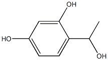 4-(1-hydroxyethyl)benzene-1,3-diol Structure