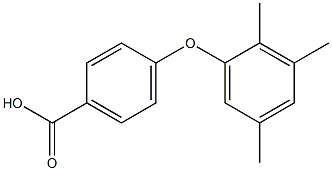 4-(2,3,5-trimethylphenoxy)benzoic acid,,结构式