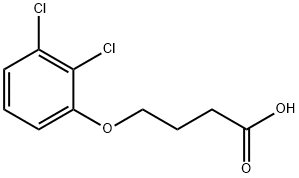 4-(2,3-dichlorophenoxy)butanoic acid 化学構造式