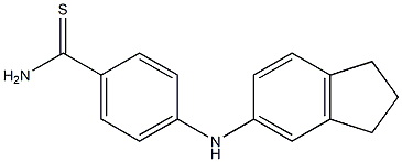 4-(2,3-dihydro-1H-inden-5-ylamino)benzene-1-carbothioamide