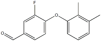 4-(2,3-dimethylphenoxy)-3-fluorobenzaldehyde,,结构式