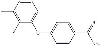 4-(2,3-dimethylphenoxy)benzene-1-carbothioamide 结构式