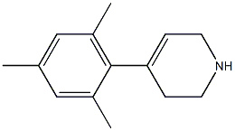 4-(2,4,6-trimethylphenyl)-1,2,3,6-tetrahydropyridine 化学構造式