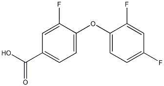 4-(2,4-difluorophenoxy)-3-fluorobenzoic acid