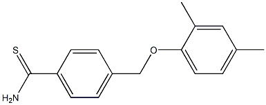  4-(2,4-dimethylphenoxymethyl)benzene-1-carbothioamide