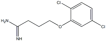 4-(2,5-dichlorophenoxy)butanimidamide Structure