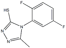 4-(2,5-difluorophenyl)-5-methyl-4H-1,2,4-triazole-3-thiol|