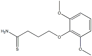 4-(2,6-dimethoxyphenoxy)butanethioamide Structure