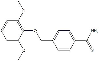 4-(2,6-dimethoxyphenoxymethyl)benzene-1-carbothioamide