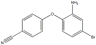 4-(2-amino-4-bromophenoxy)benzonitrile Structure